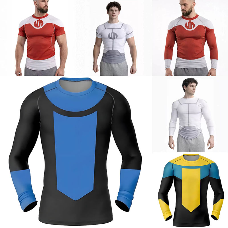 Anime Merchandise Clothes - Nueva Camiseta Rash Guard Invencible para