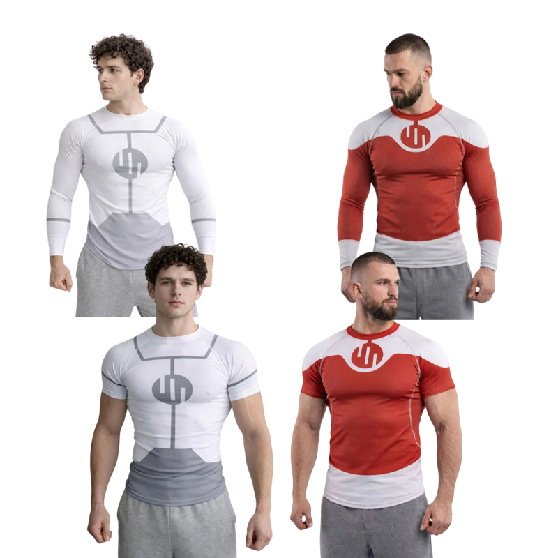 Anime Merchandise Clothes - Camiseta Rash Guard Invincible para Cosplay,