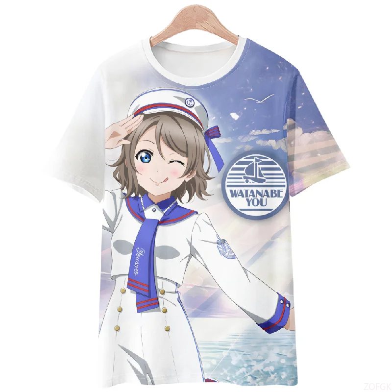 Anime Merchandise Clothes - Nueva camiseta de manga corta cómoda