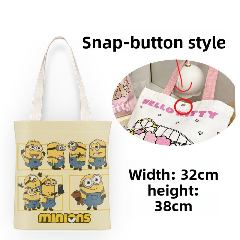 Bolsa de lona con diseño de di - Anime Tote Bag reseña y precio