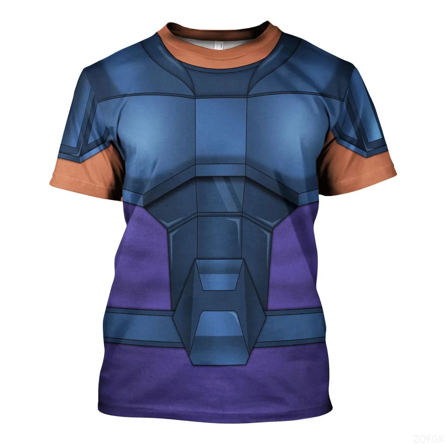 Camiseta de manga corta con es - Anime Merchandise Clothes reseña y precio