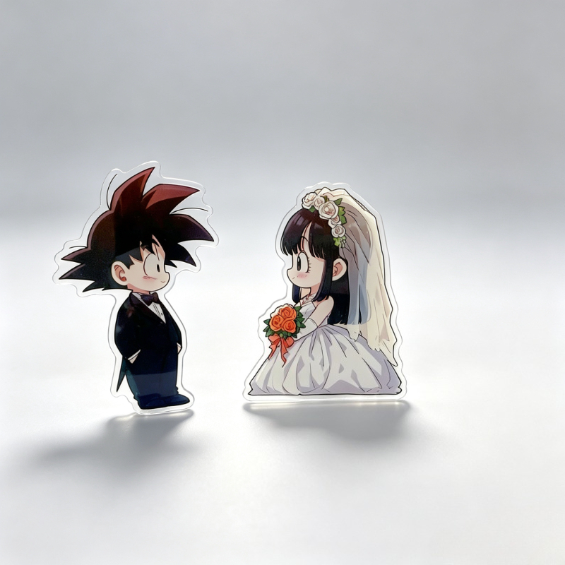 Imán de nevera acrílico con di - Anime Merchandise Dress reseña y precio