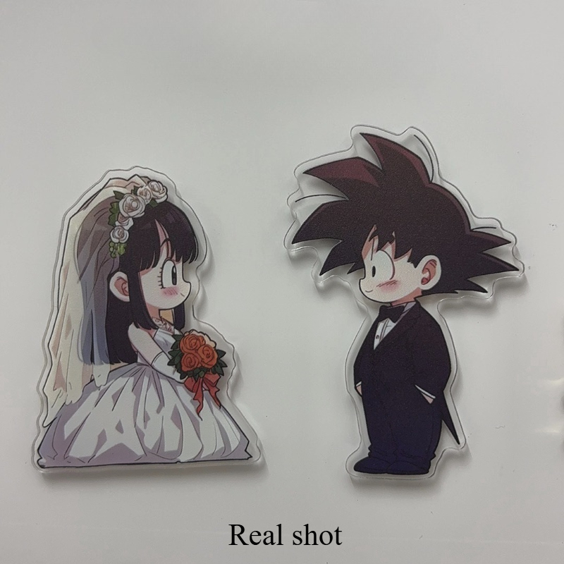 Imán de nevera acrílico con di - Anime Merchandise Dress reseña y precio