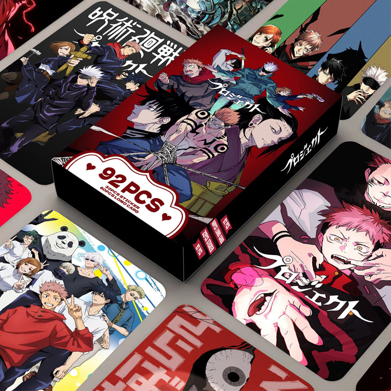 92 Tarjetas de Jujutsu Kaisen  - Anime Merchandise In Japan reseña y precio