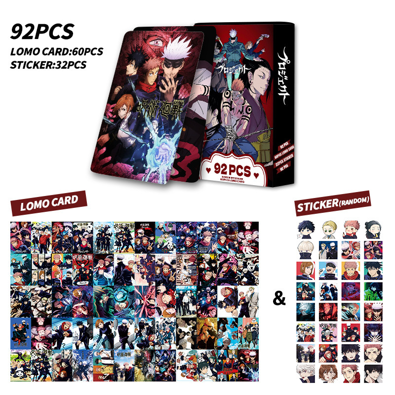 92 Tarjetas de Jujutsu Kaisen  - Anime Merchandise In Japan reseña y precio