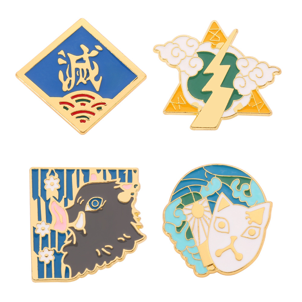 1 unidad de pin de metal con d - Anime Merchandise Logo reseña y precio