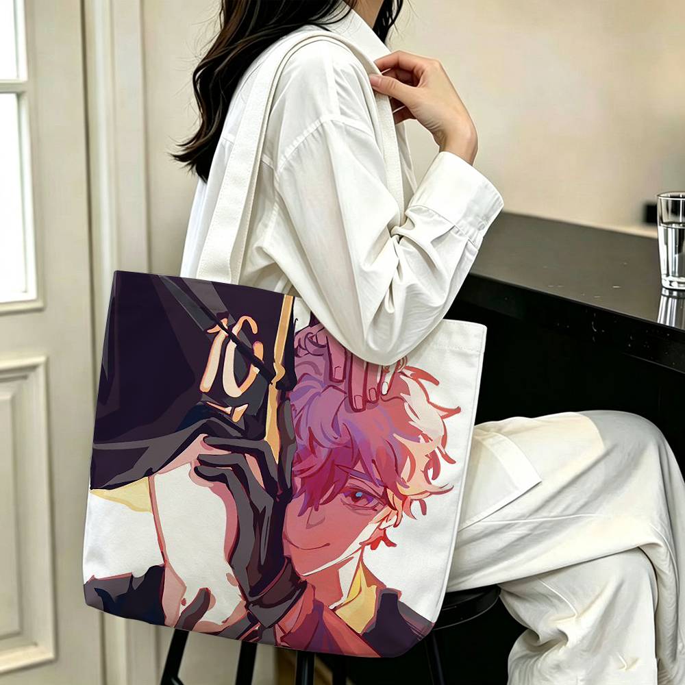 Bolsa de Lona Estampada con Pe - Anime Merch Shopping reseña y precio