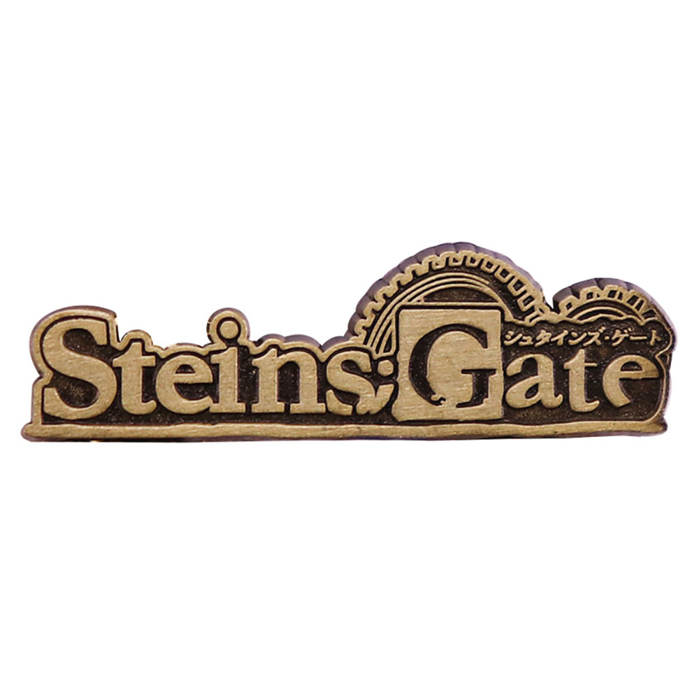 Steins;Gate Pin Anime mercancí - Anime Merchandise Logo reseña y precio