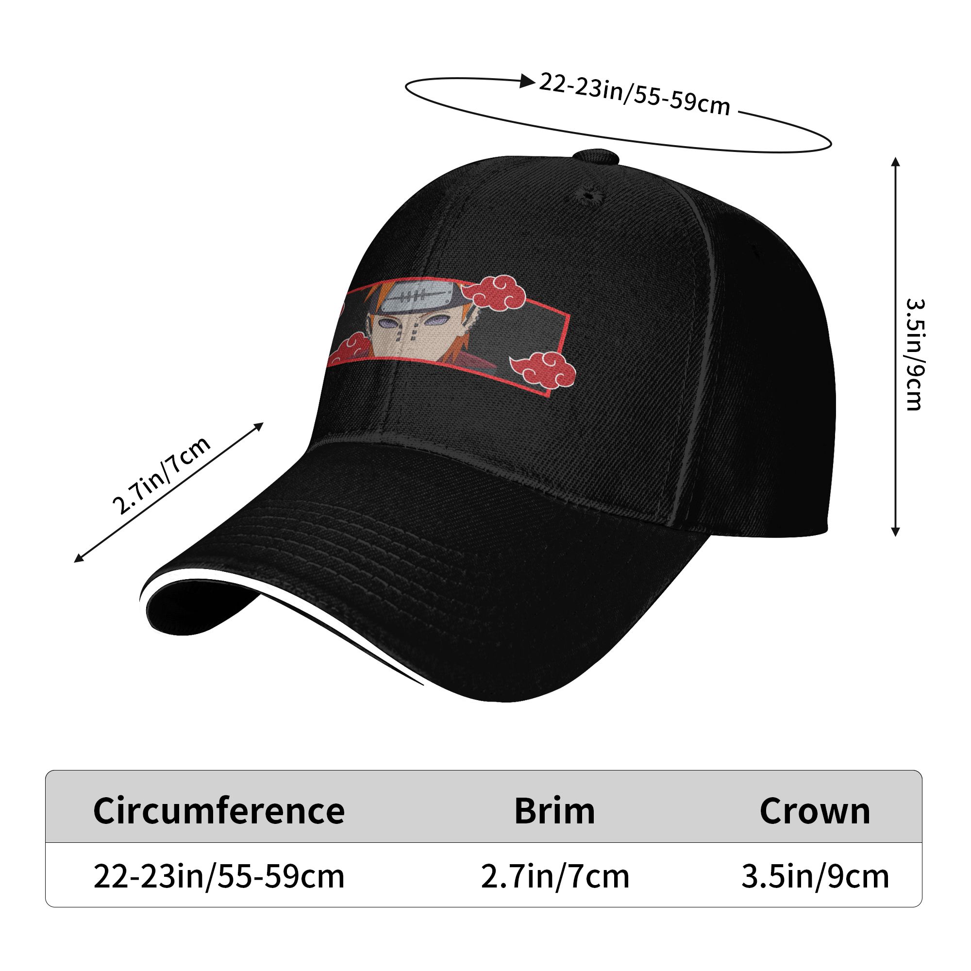 Gorra de béisbol Pain Nagato,  - Unique Anime Merchandise reseña y precio