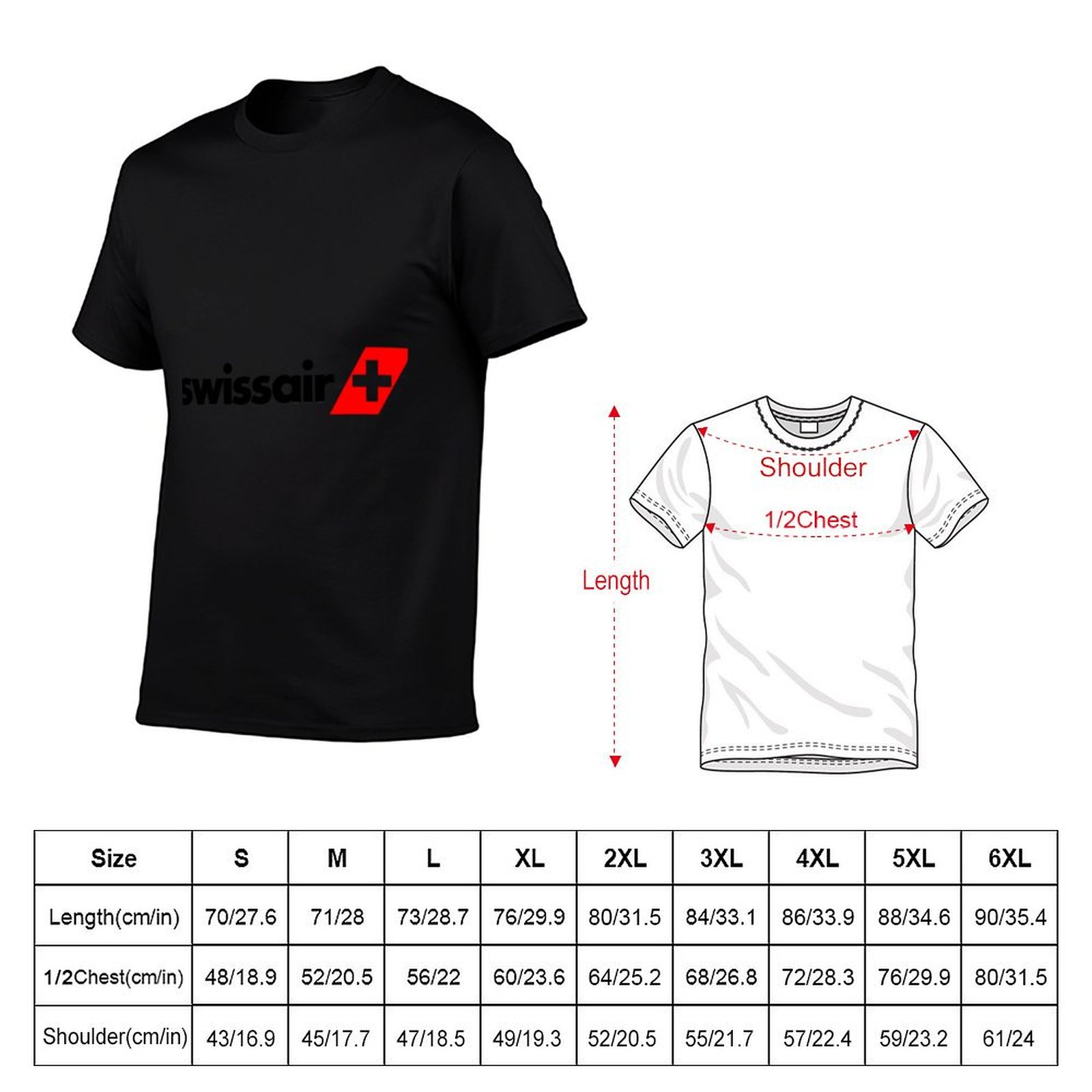 Camiseta con logotipo de Swiss - Anime Merchandise Logo reseña y precio